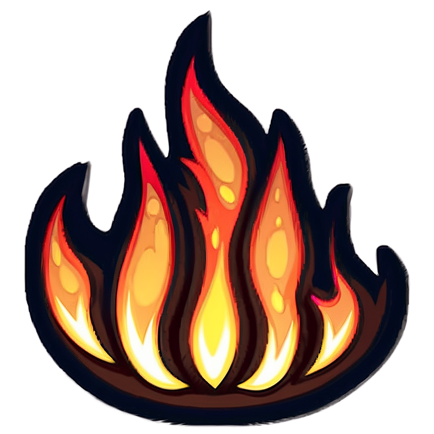 Warm Fire Emoji Symbol Png 92