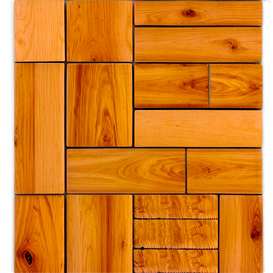 Warm Wooden Tile Floor Png 06202024