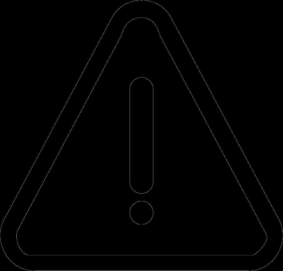 Warning Sign Outline