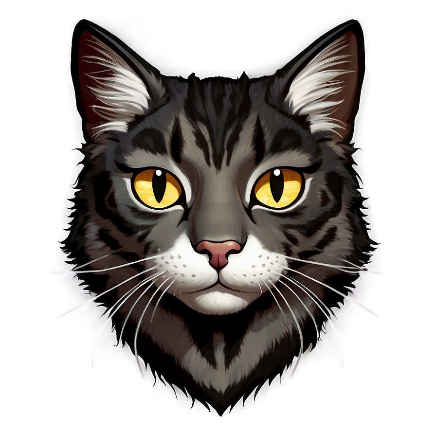 Warrior Cat Face Png 40