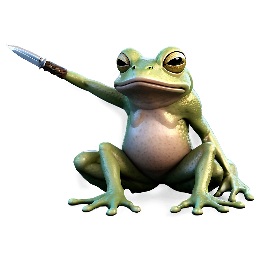 Warrior Frog Cartoon Png 55