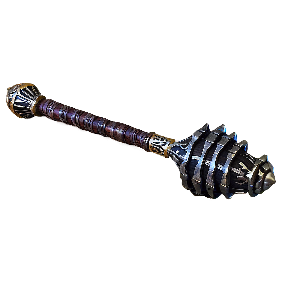 Warrior Mace Weapon Png 06132024