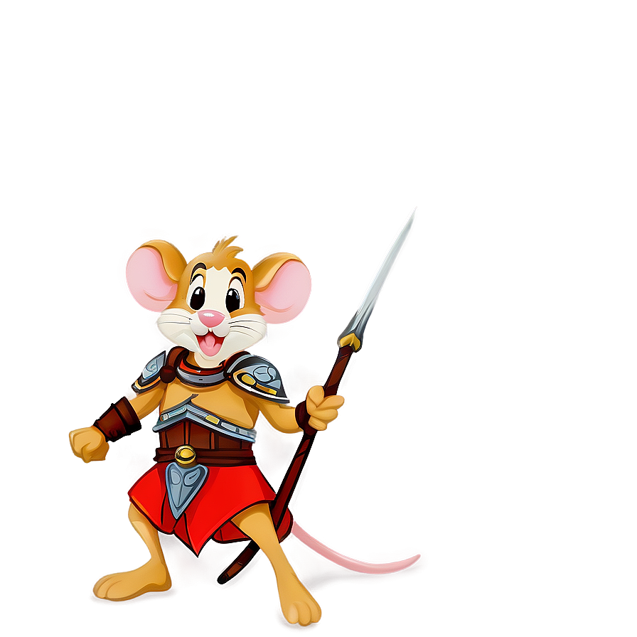 Warrior Mouse Png 05042024