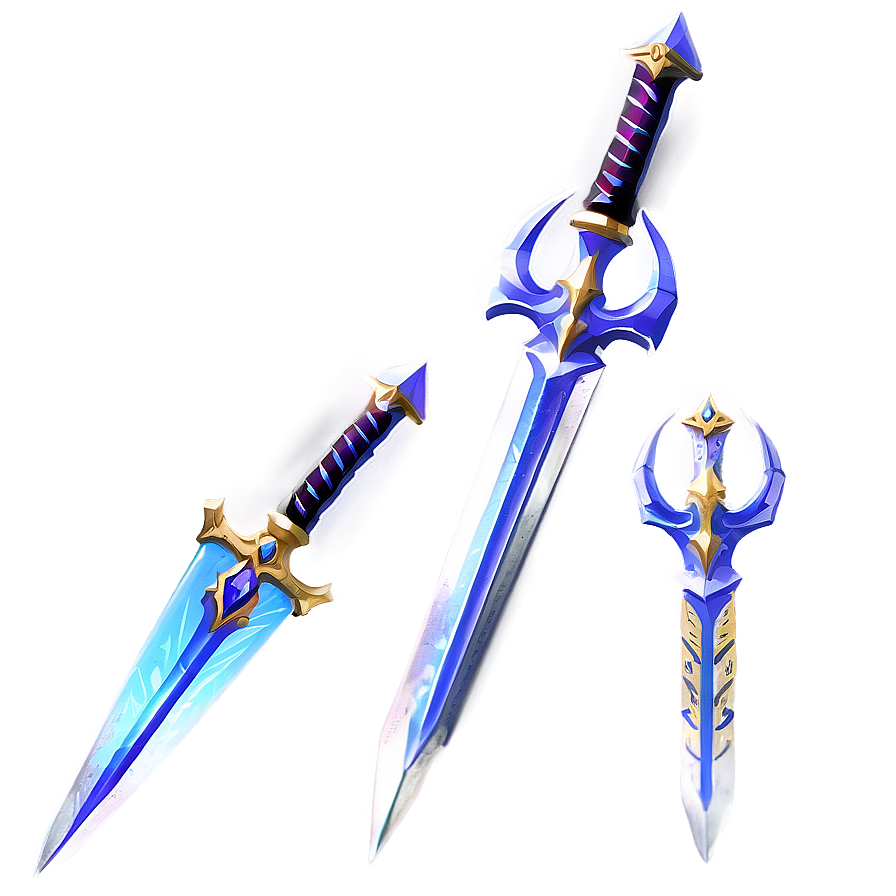 Warrior's Diamond Sword Png 7