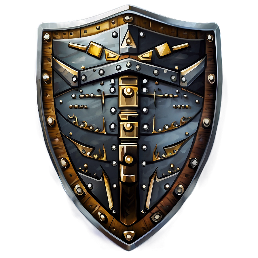 Warrior Shield Vector Png 06262024