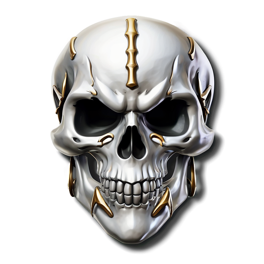 Warrior Skull Emblem Png B