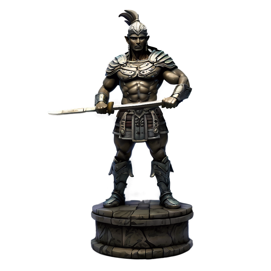 Warrior Statue Png 05242024