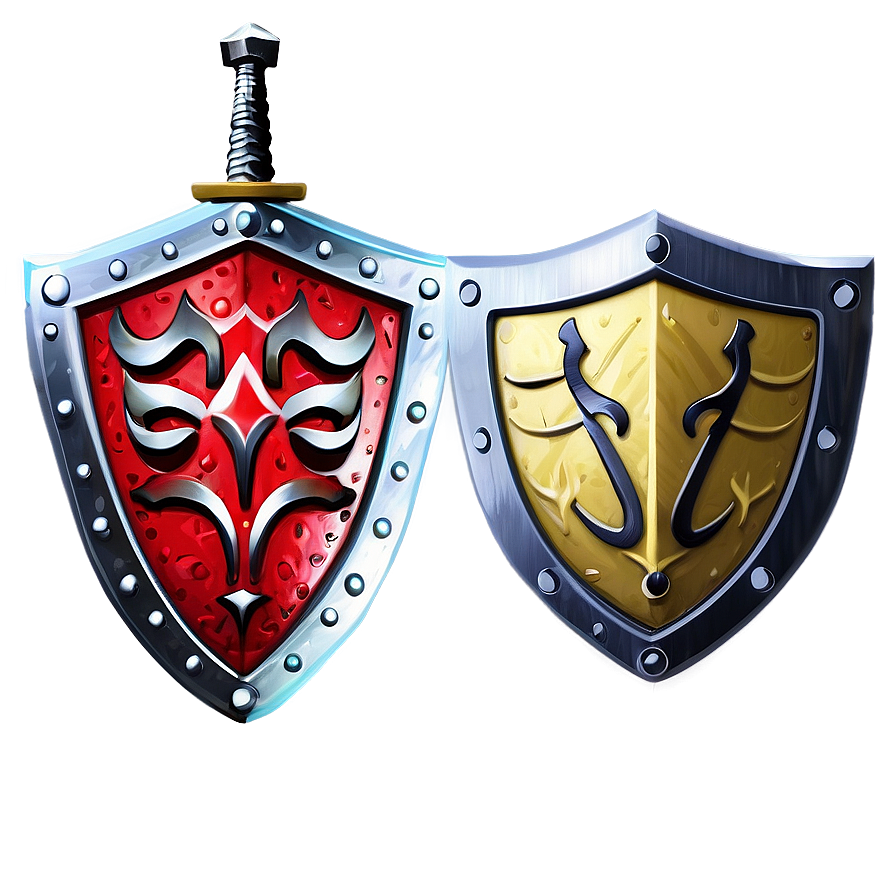 Warrior Sword And Shield Icon Png Byd59