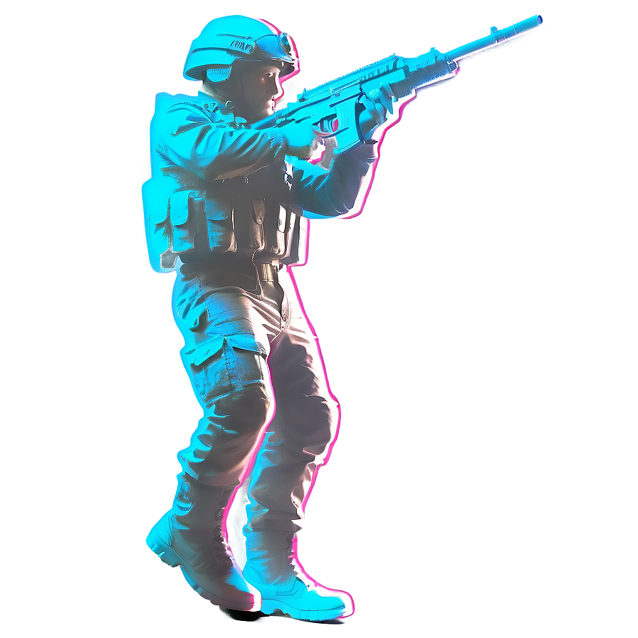 Warzone Soldier Silhouette Png Xxc