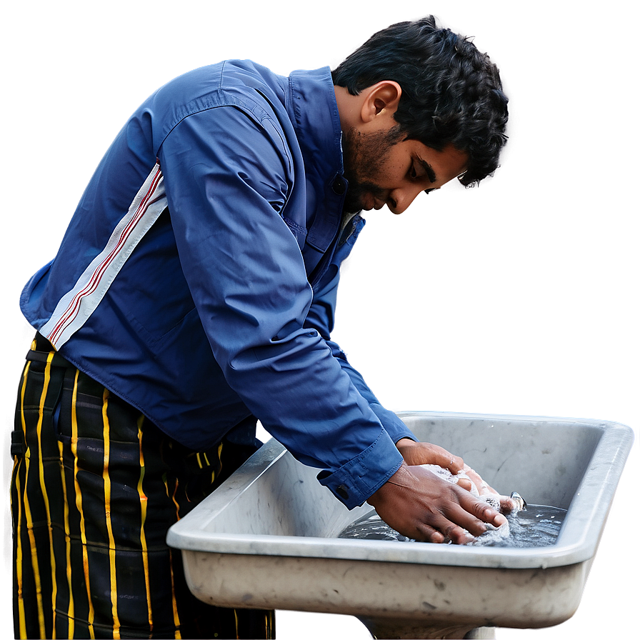 Washing Hands After Outdoor Png Pjt