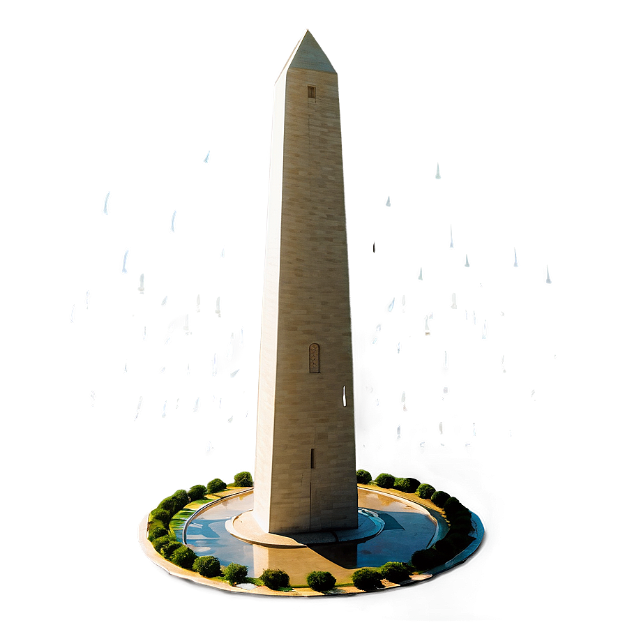 Washington Monument During Rain Png Esi