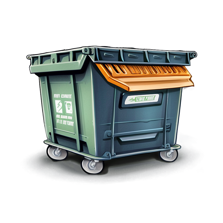 Waste Dumpster Cartoon Png 36