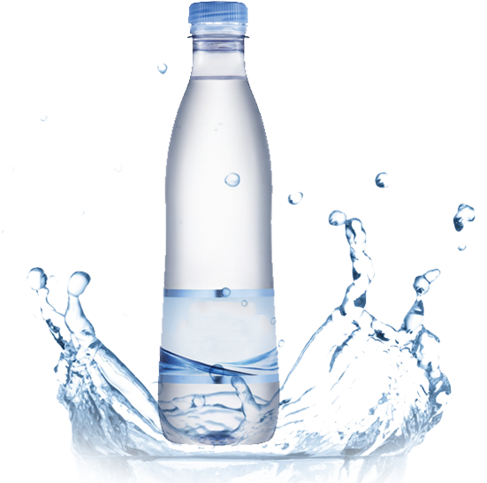 Water Bottle Splash Image