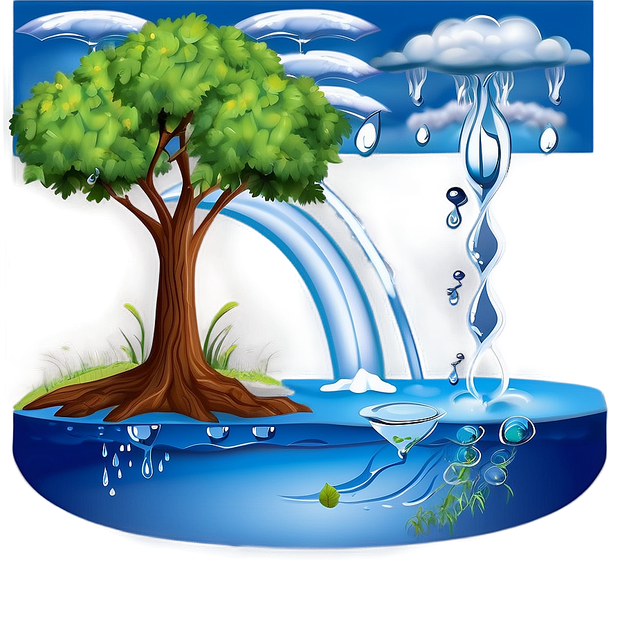 Water Cycle In Nature Png 18