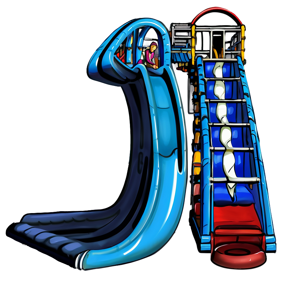 Water Park Slides Png 25