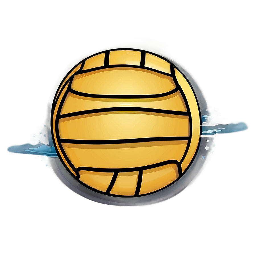 Water Polo Ball Vector Png 06132024