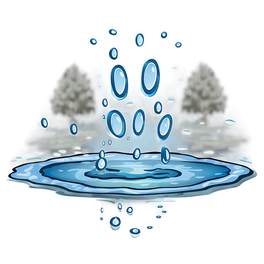 Water Puddle Vector Png Ufw