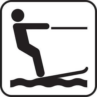Water Skiing Symbol Sign