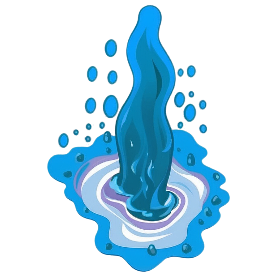 Water Spill Graphic Png Klw34