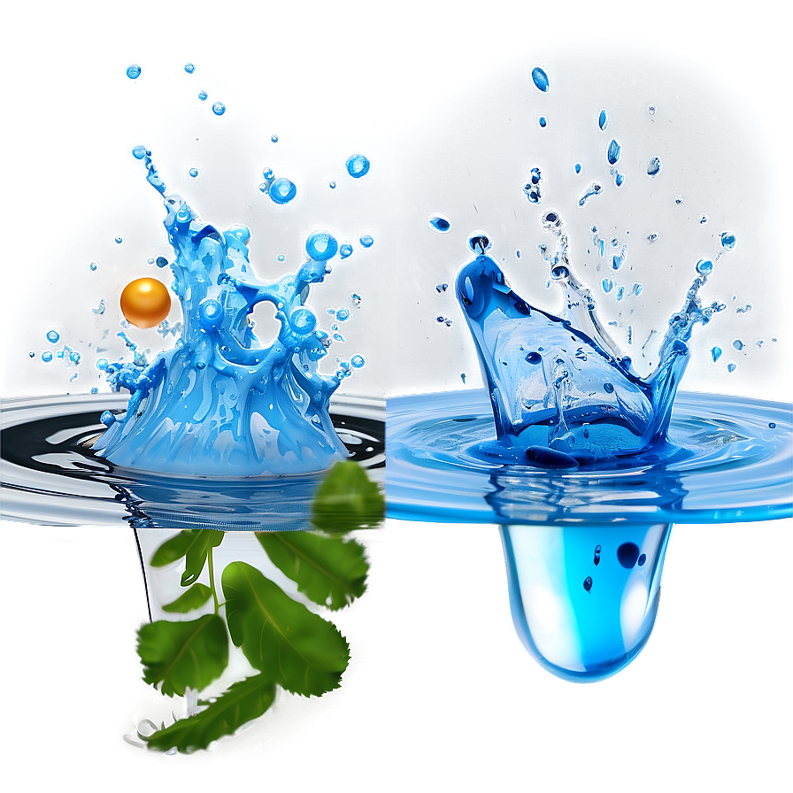 Water Splash Png Pack Isb58