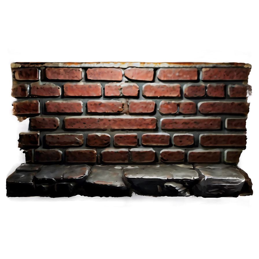 Water Stained Brick Png 05062024