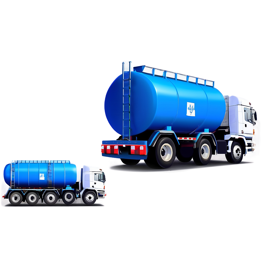 Water Tank Truck Desert Png Bmu12