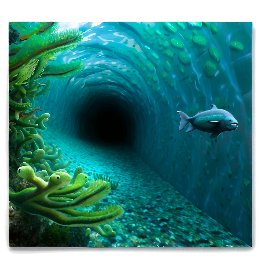 Water Tunnel Under Sea Png 06242024