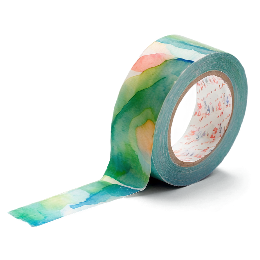 Watercolor Aesthetic Tape Png Edw68