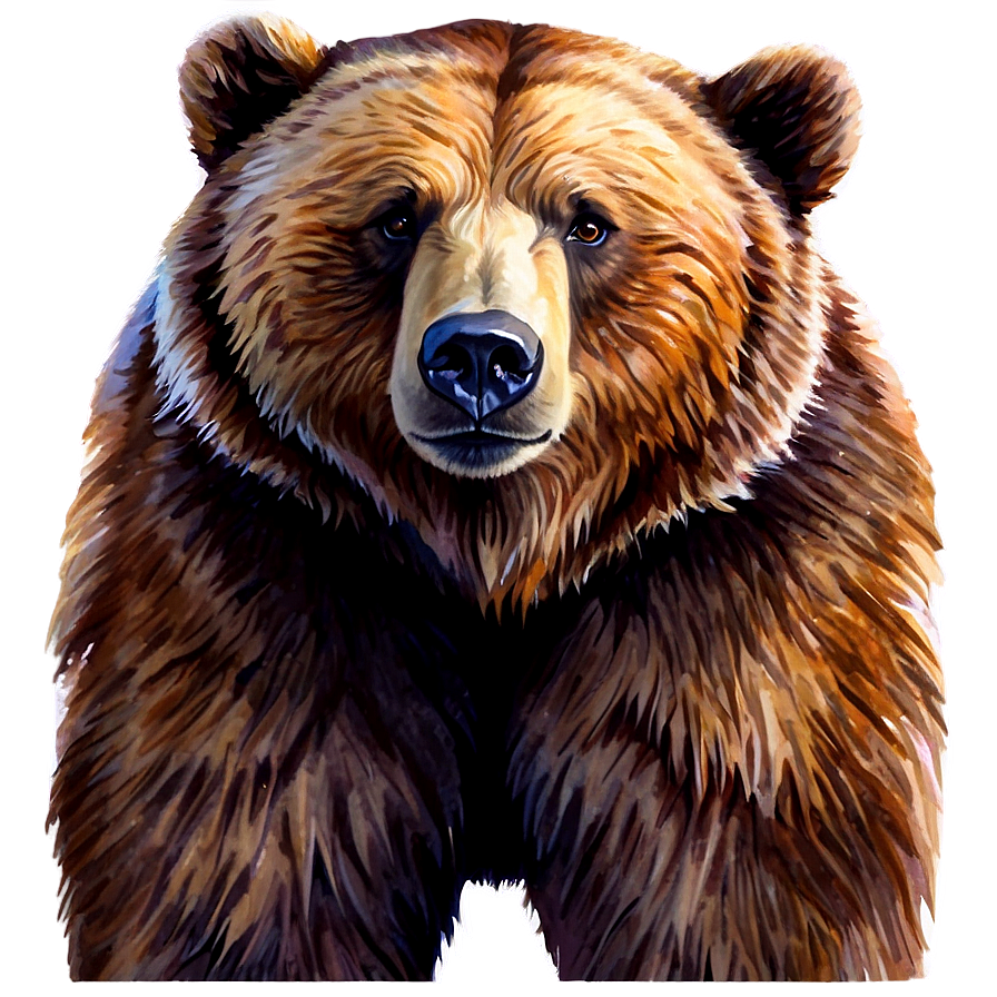 Watercolor Bear Png 05032024