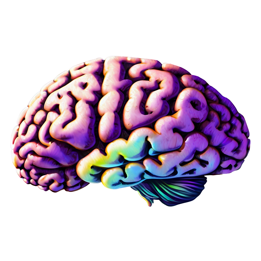 Watercolor Brain Art Png 97