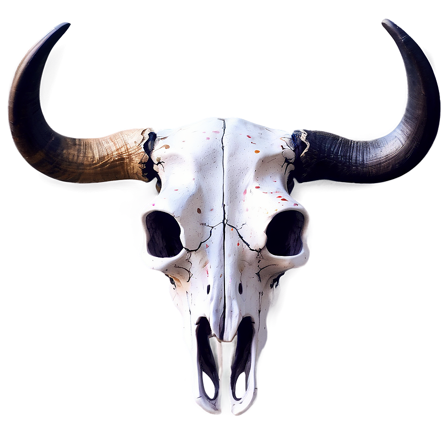 Watercolor Bull Skull Png Ehp