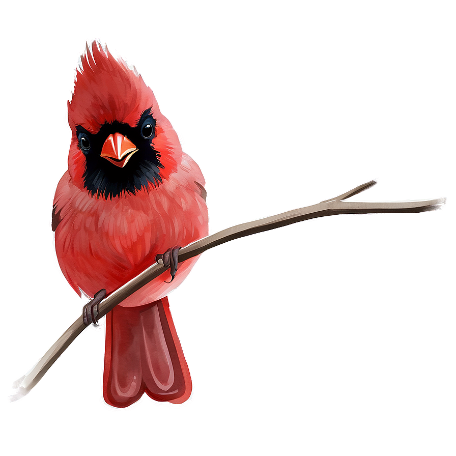 Watercolor Cardinal Png 05242024