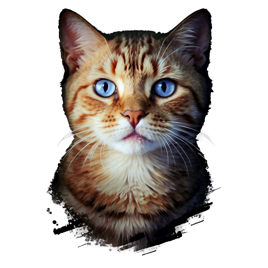 Watercolor Cat Filter Png 06282024