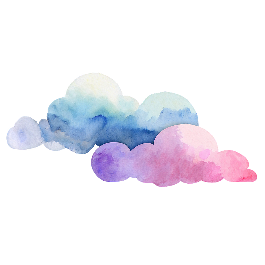 Watercolor Clouds Png Egr58