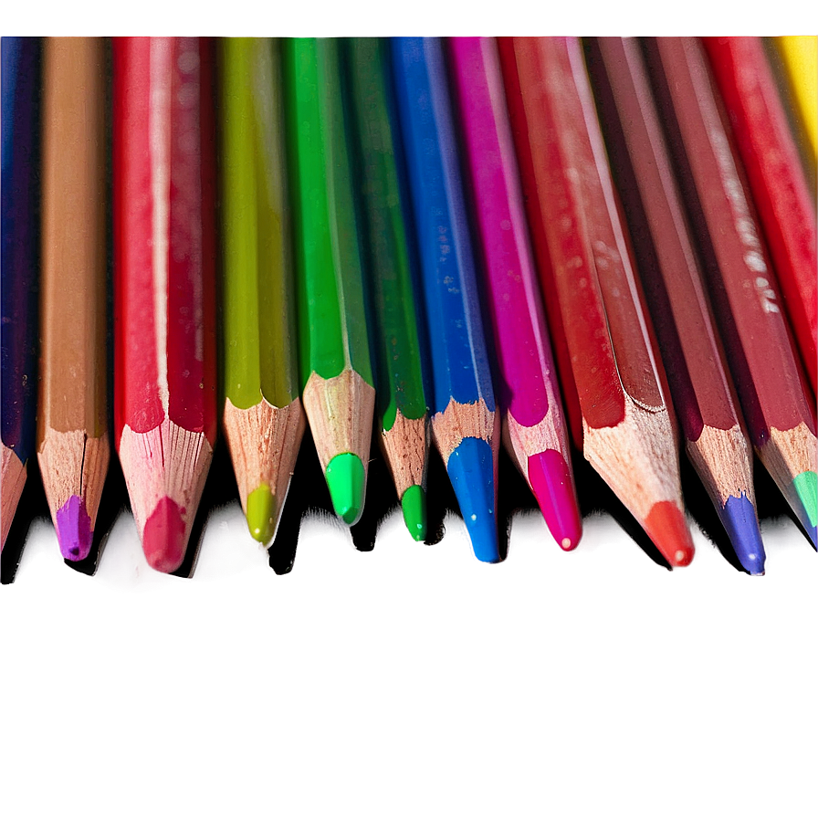 Watercolor Colored Pencils Png 29