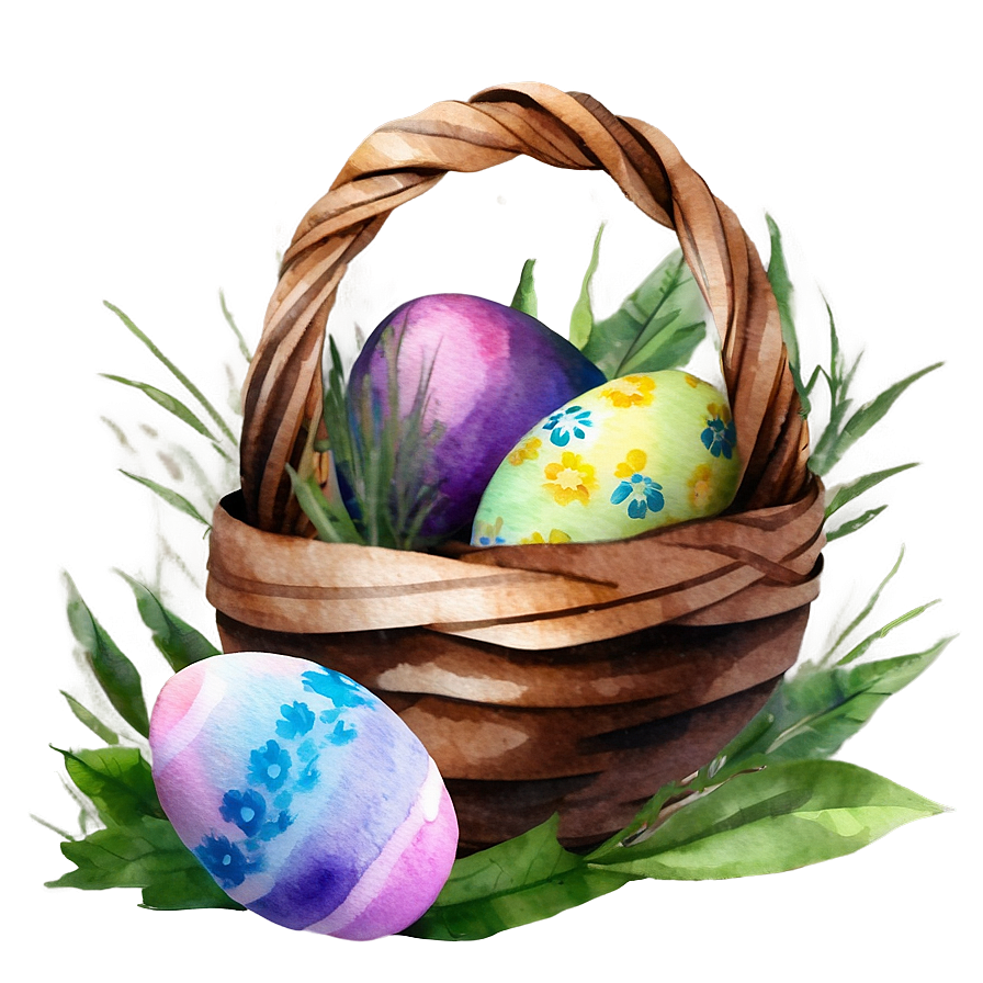 Watercolor Easter Clipart Png Sny