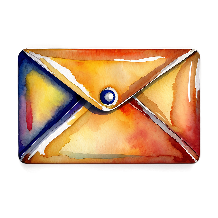 Watercolor Email Icon Png 05252024