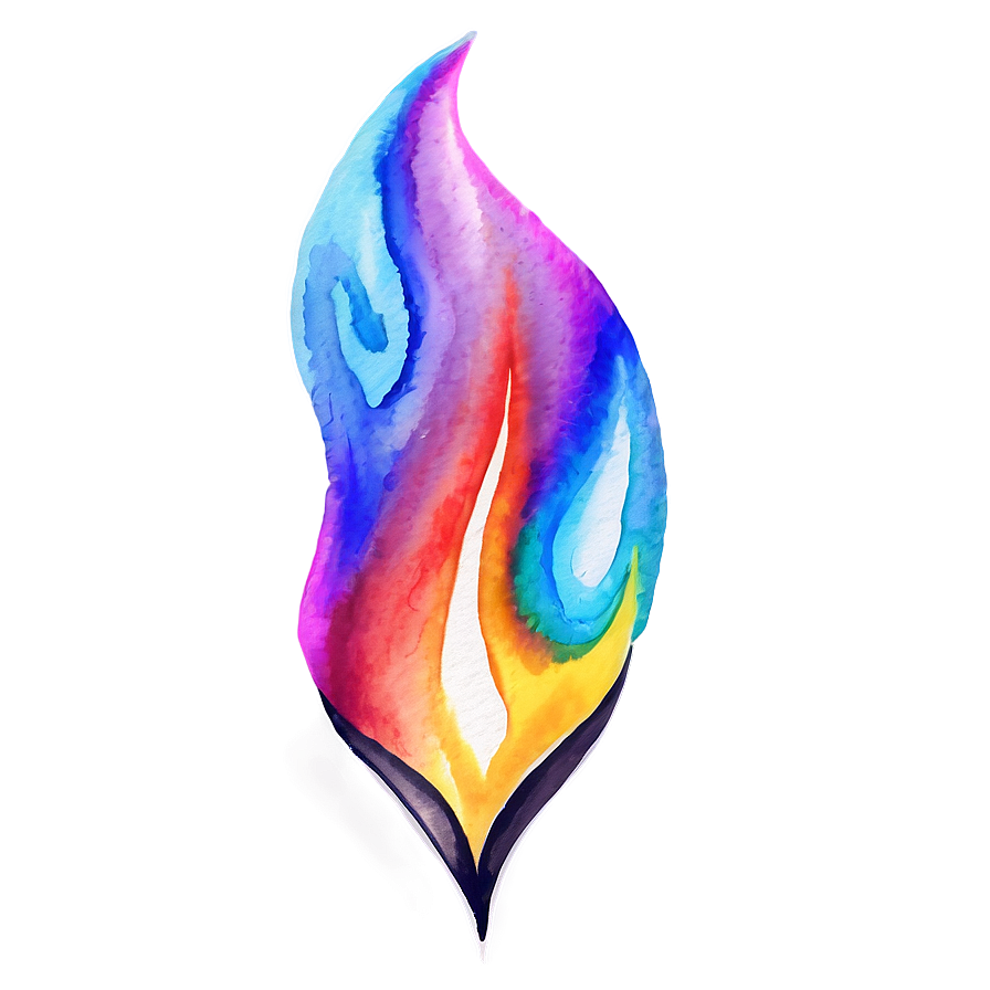 Watercolor Flame Png Aif