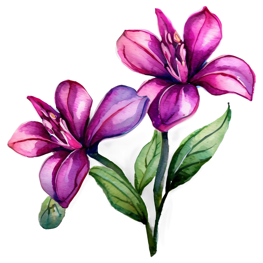 Watercolor Floral Fantasy Png Ejl21