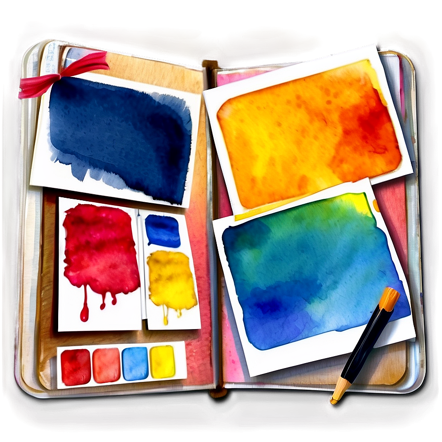 Watercolor Goodnotes Stickers Png 06282024