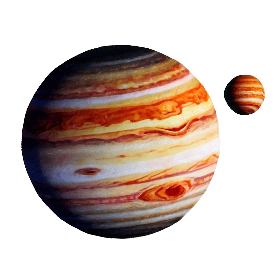 Watercolor Jupiter Art Png Uud