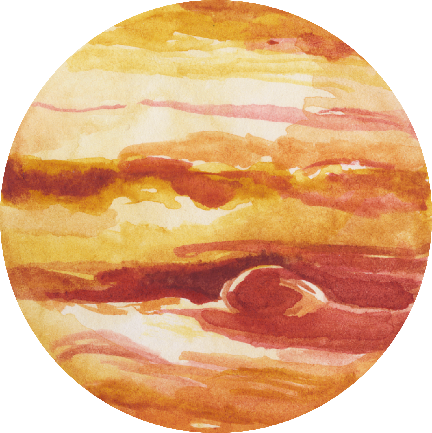 Watercolor Jupiter Artwork