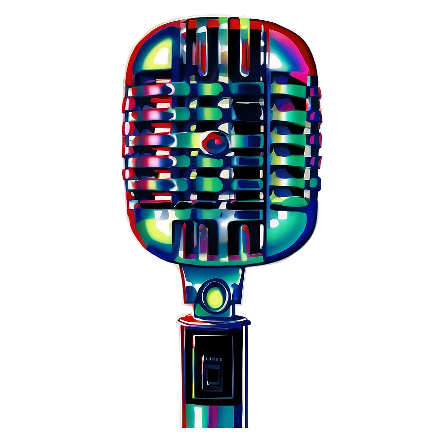 Watercolor Microphone Png 65
