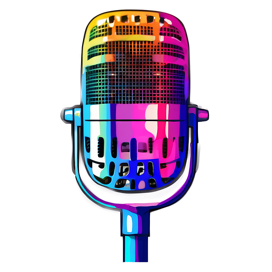Watercolor Microphone Png Mly32
