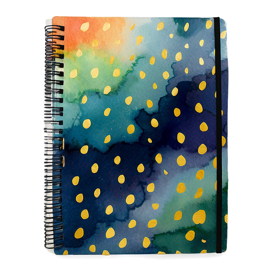 Watercolor Notebook Cover Png Bjb3