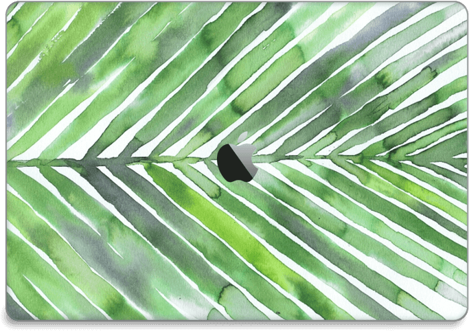 Watercolor Palm Leaves Pattern