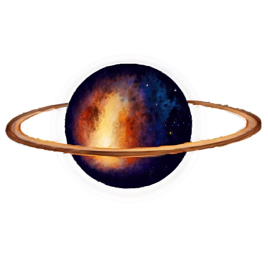 Watercolor Planets Png 05252024