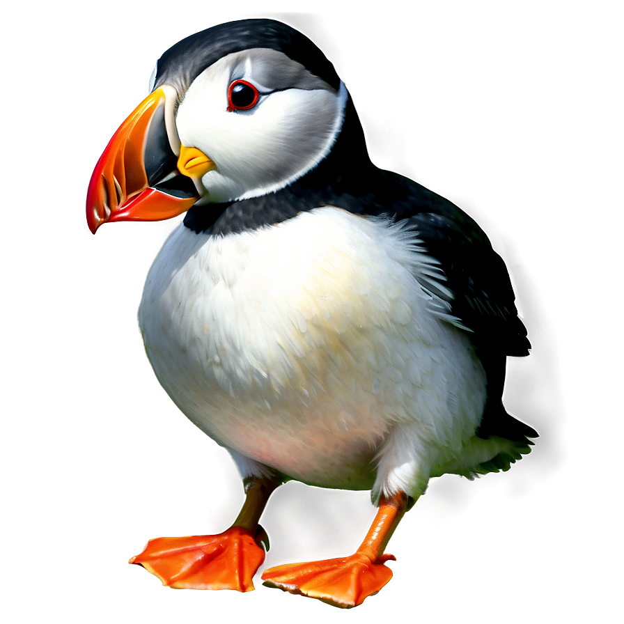 Watercolor Puffin Artwork Png 06292024