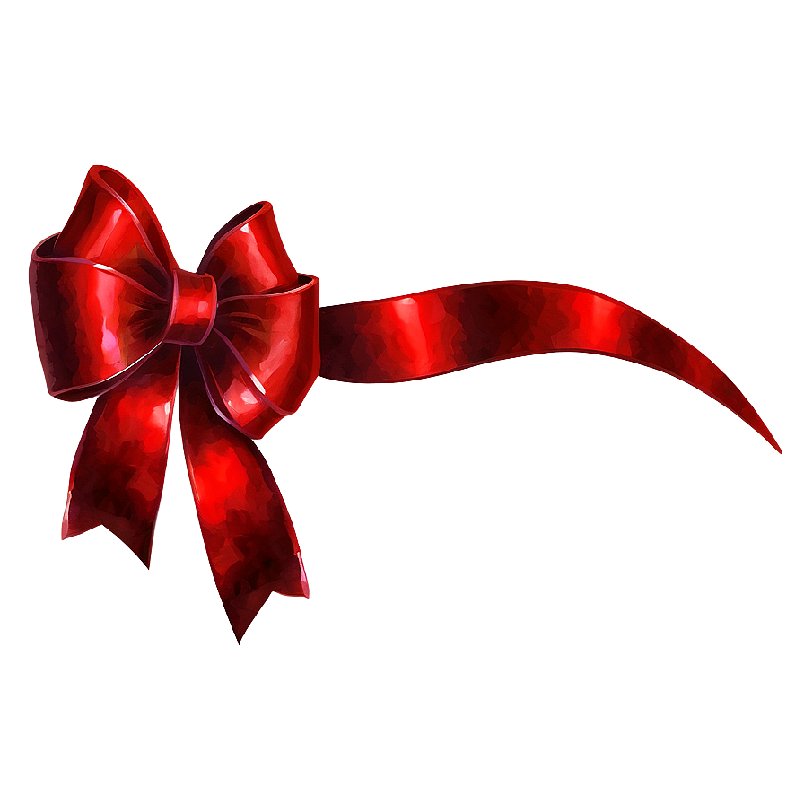 Watercolor Red Bow Png Bfw36