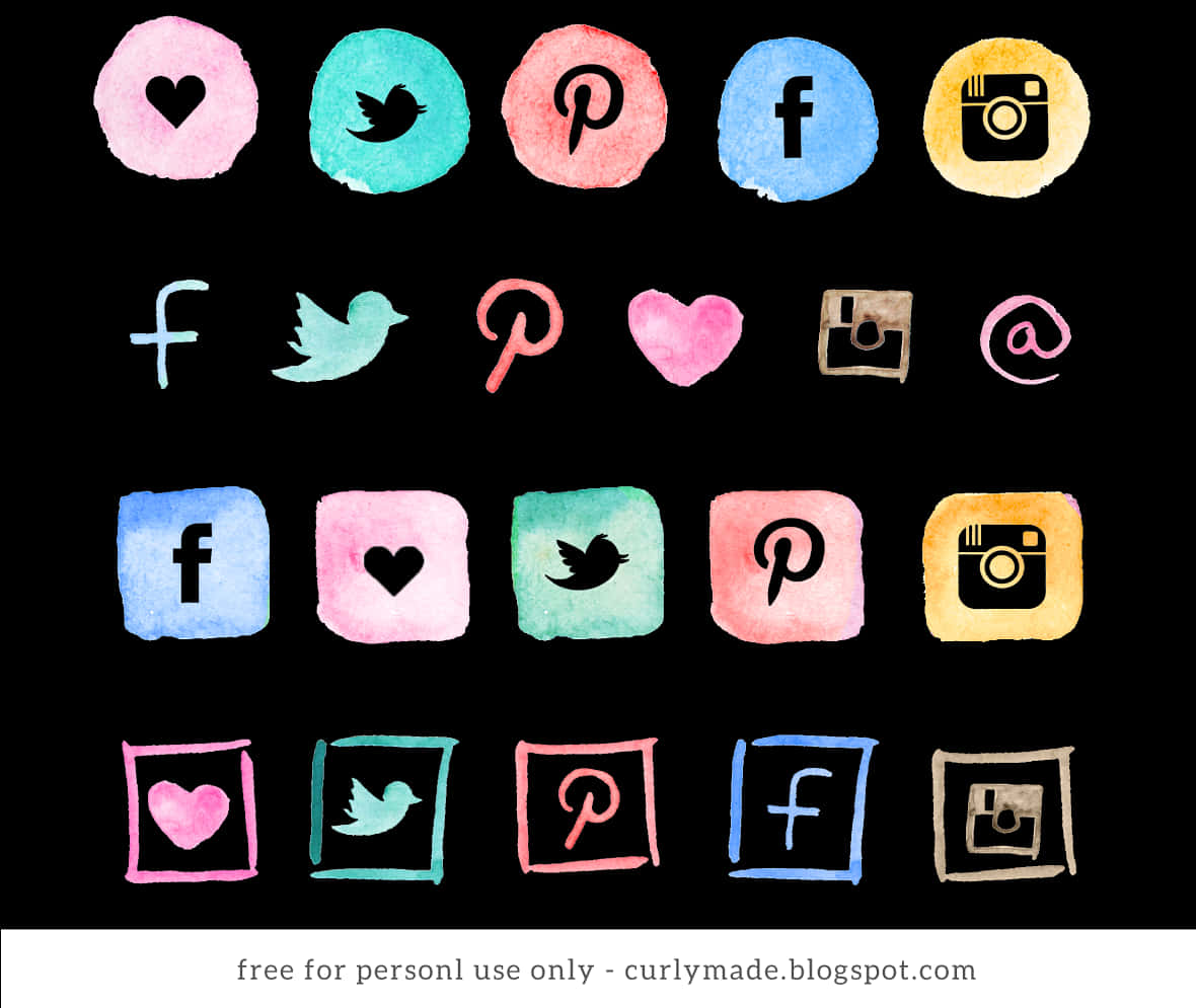 Watercolor_ Social_ Media_ Icons